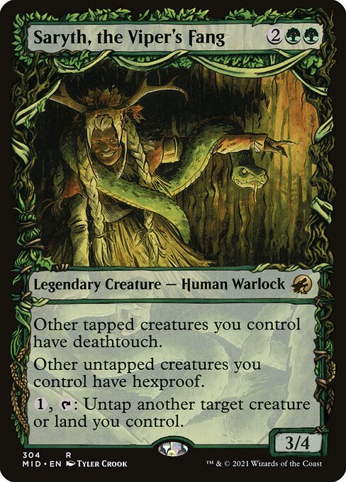Saryth, the Viper's Fang (304) - SHOWCASE - Innistrad: Midnight Hunt