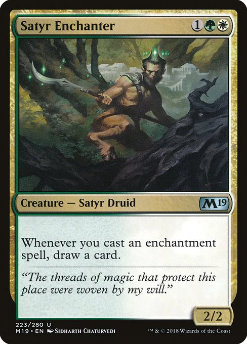 Satyr Enchanter (223) - Core Set 2019