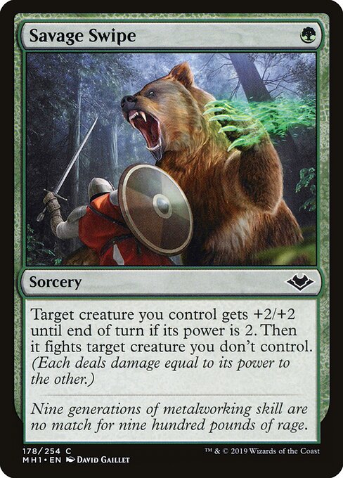 Savage Swipe (178) (Foil) - Modern Horizons