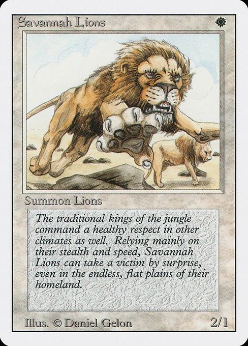 Savannah Lions (39) - Revised Edition