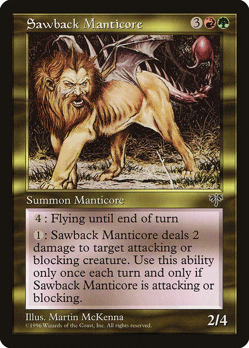 Sawback Manticore (281) - Mirage