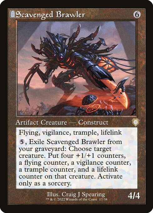 Scavenged Brawler (17) - The Brothers' War Commander