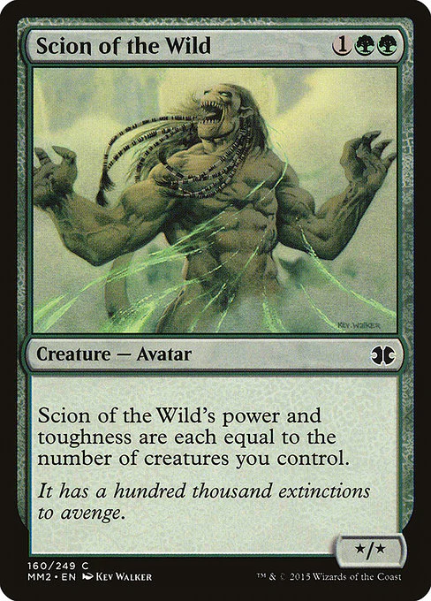 Scion of the Wild (160) (Foil) - Modern Masters 2015