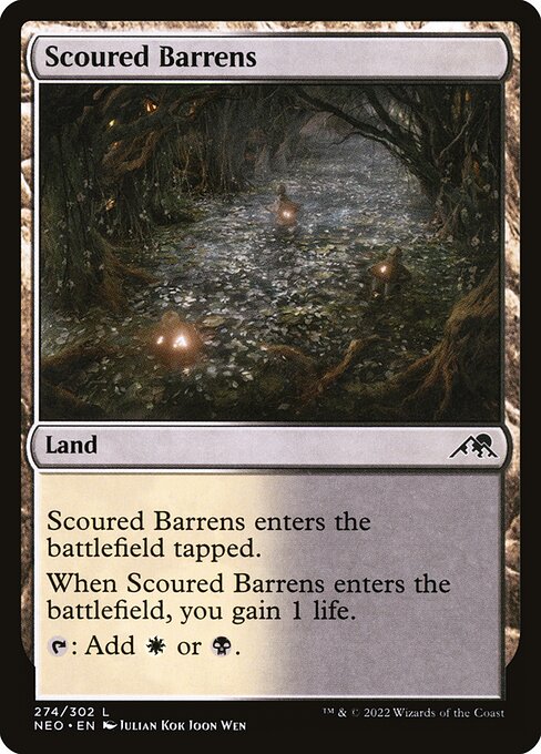 Scoured Barrens (274) - Kamigawa: Neon Dynasty