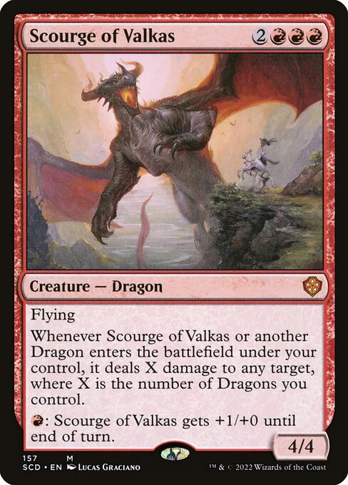 Scourge of Valkas (157) - Starter Commander Decks