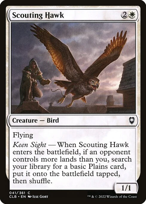Scouting Hawk (41) - Commander Legends: Battle for Baldur's Gate