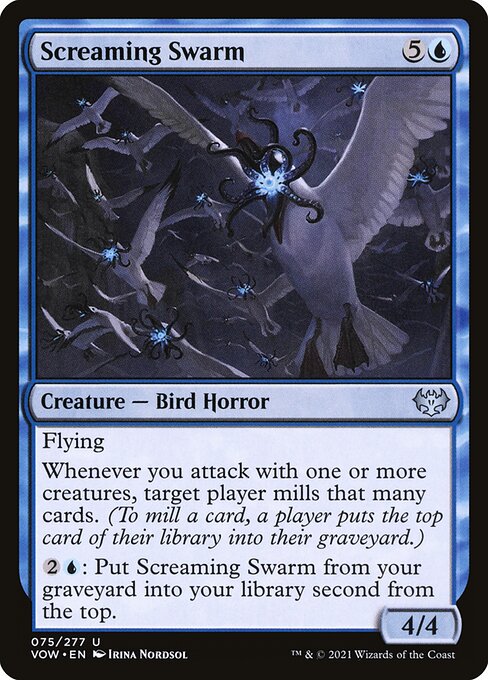 Screaming Swarm (75) (Foil) - Innistrad: Crimson Vow