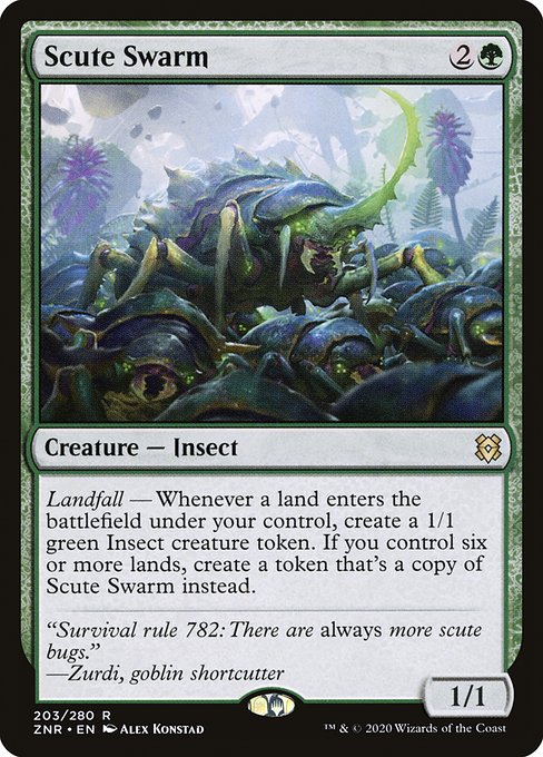 Scute Swarm (203) (Foil) - Zendikar Rising