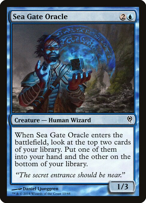 Sea Gate Oracle (10) - Duel Decks: Jace vs. Vraska
