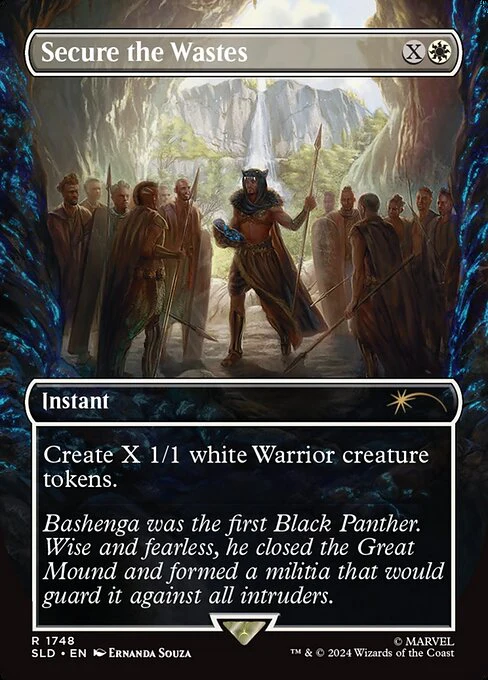 Secure the Wastes (1748) - BORDERLESS - FULL ART - Secret Lair Drop