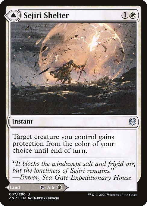 Sejiri Shelter // Sejiri Glacier (37) (Foil) - Zendikar Rising