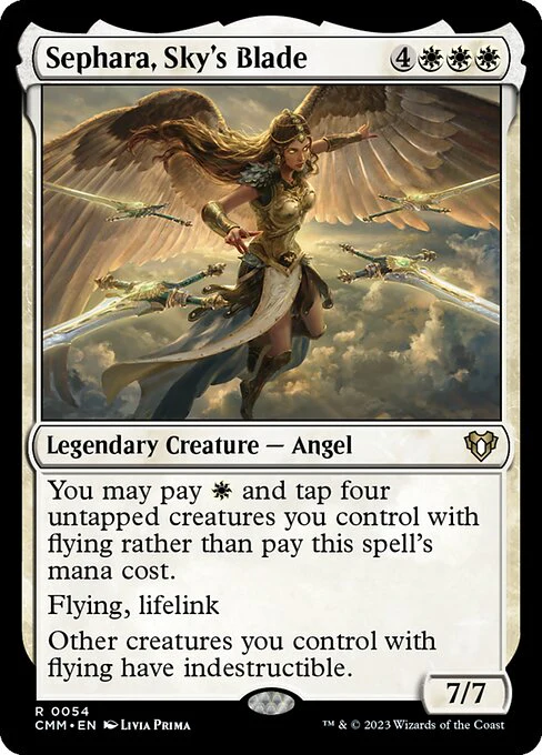 Sephara, Sky's Blade (54) - Commander Masters