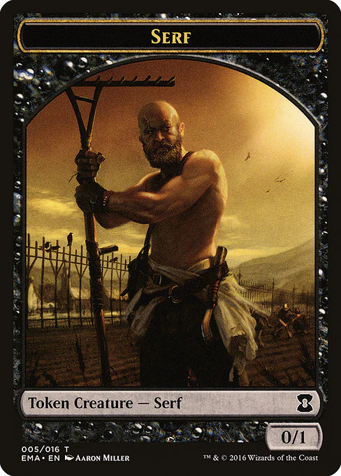 Serf (5) - Eternal Masters Tokens