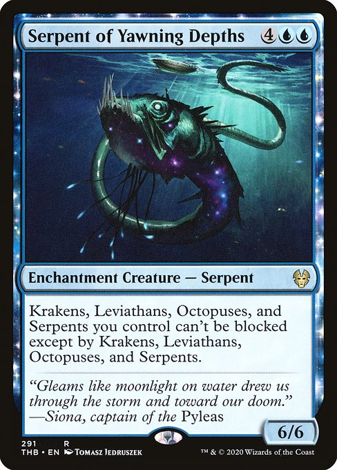 Serpent of Yawning Depths (291) - Theros Beyond Death