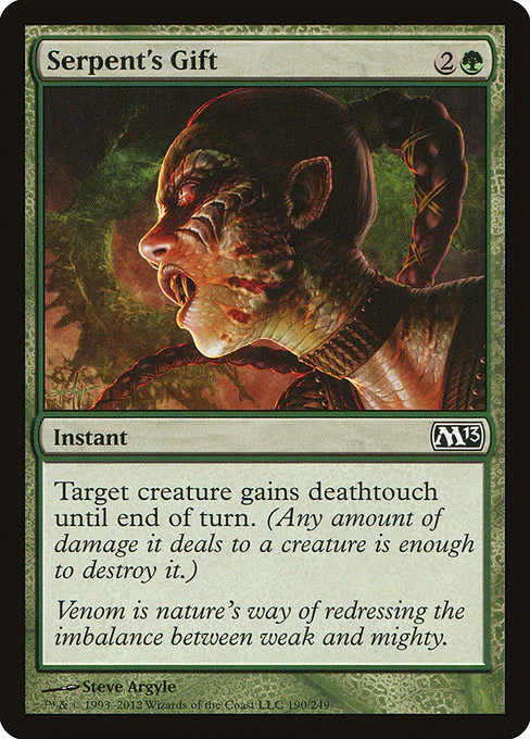 Serpent's Gift (190) (Foil) - Magic 2013