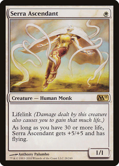 Serra Ascendant (28) (Foil) - Magic 2011