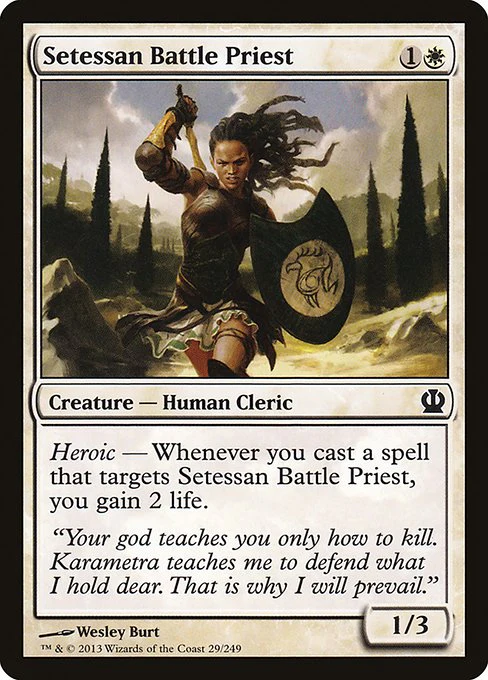Setessan Battle Priest (29) (Foil) - Theros