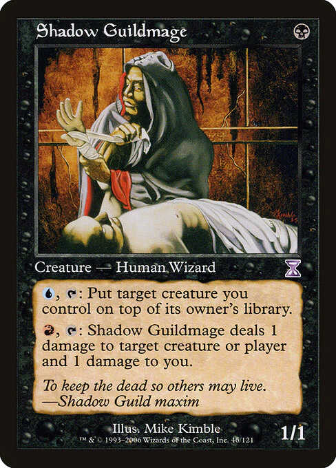 Shadow Guildmage (46) - Time Spiral Timeshifted