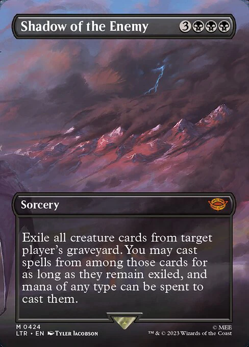 Shadow of the Enemy (424) - BORDERLESS - FULL ART - The Lord of the Rings: Tales of Middle-earth