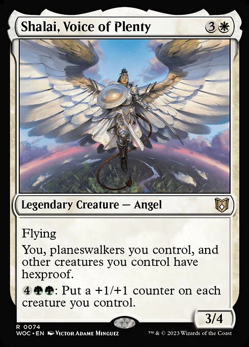 Shalai, Voice of Plenty (74) - Wilds of Eldraine Commander