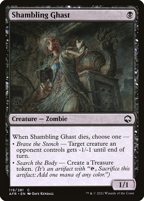 Shambling Ghast (119) (Foil) - Adventures in the Forgotten Realms