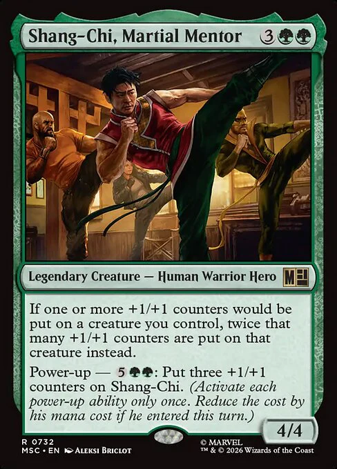 Shang-Chi, Martial Mentor (732) (Foil) - Marvel Super Heroes Commander