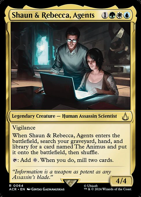 Shaun & Rebecca, Agents (64) (Foil) - Assassin's Creed
