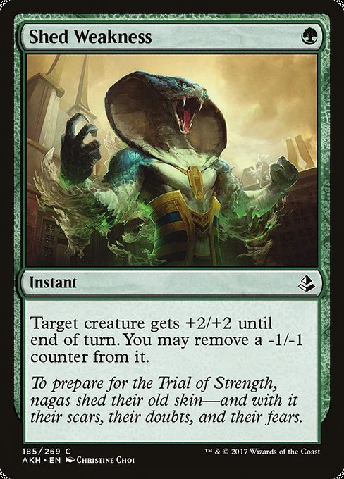 Shed Weakness (185) (Foil) - Amonkhet