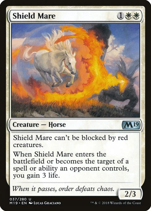 Shield Mare (37) (Foil) - Core Set 2019