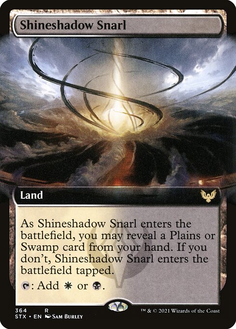Shineshadow Snarl (364) - EXTENDED ART (Foil) - Strixhaven: School of Mages