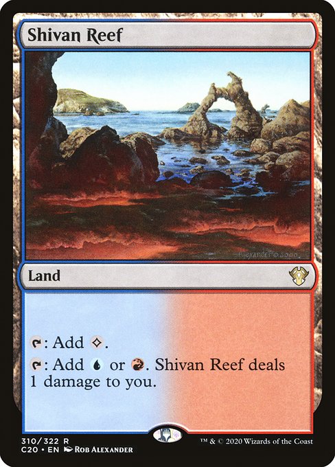 Shivan Reef (310) - Commander 2020