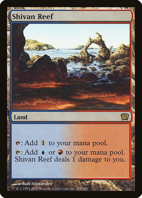 Shivan Reef (324★) - Ninth Edition