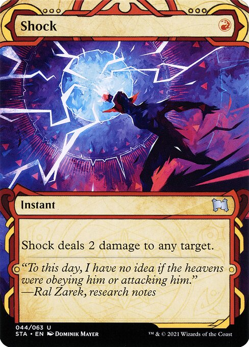 Shock (44) - BORDERLESS - Strixhaven Mystical Archive