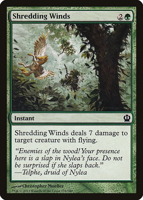 Shredding Winds (178) (Foil) - Theros