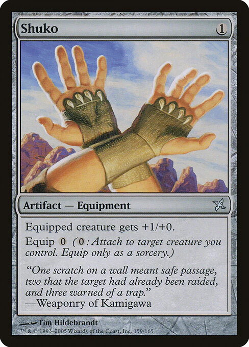 Shuko (159) (Foil) - Betrayers of Kamigawa