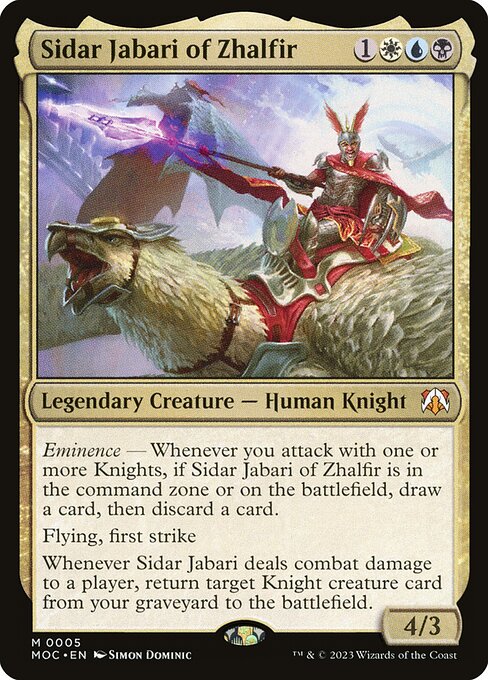 Sidar Jabari of Zhalfir (5) - March of the Machine Commander