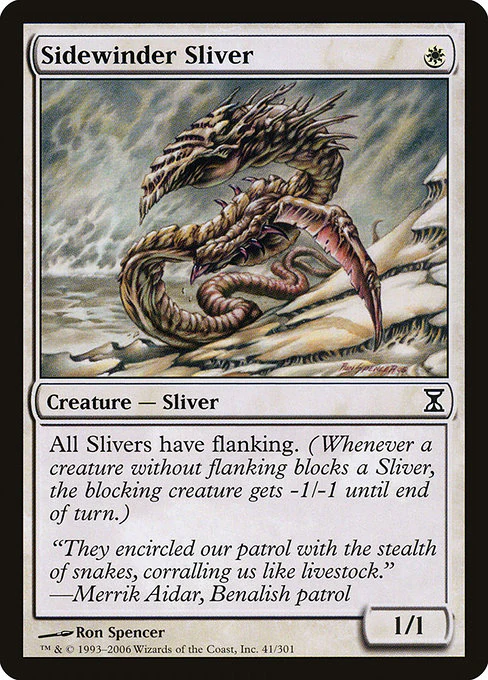 Sidewinder Sliver (41) (Foil) - Time Spiral