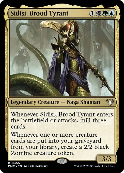 Sidisi, Brood Tyrant (355) - Commander Masters