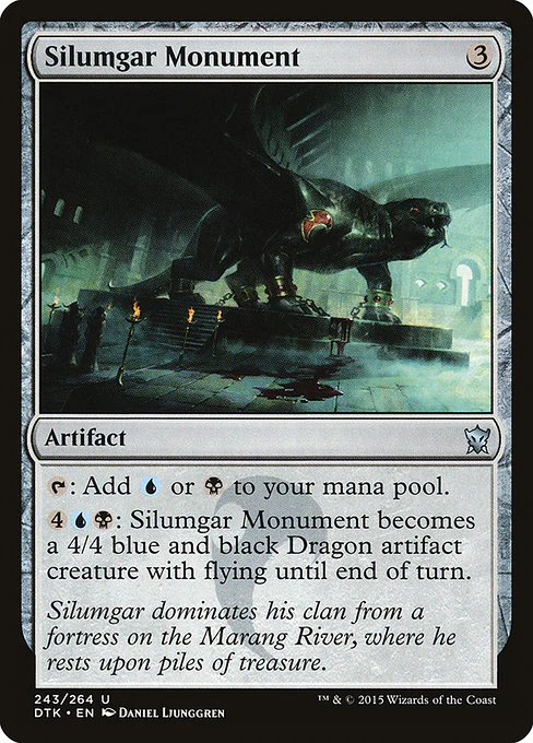 Silumgar Monument (243) (Foil) - Dragons of Tarkir