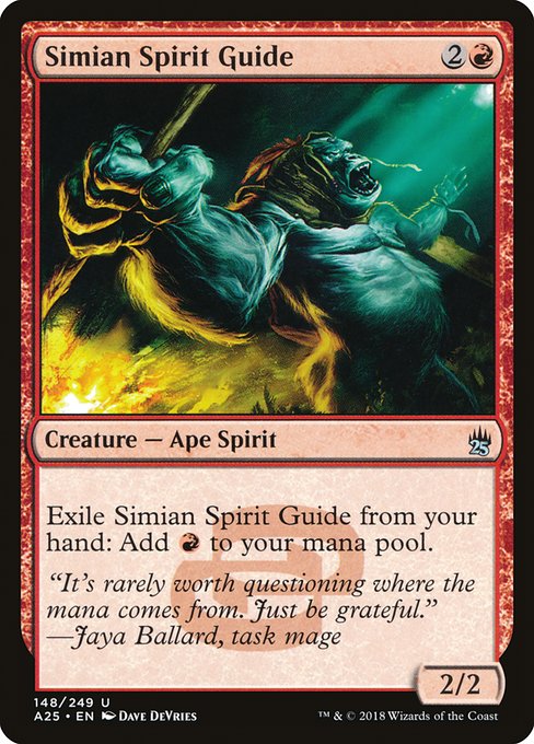 Simian Spirit Guide (148) (Foil) - Masters 25