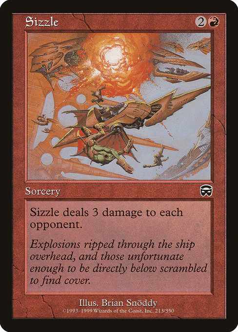 Sizzle (213) (Foil) - Mercadian Masques