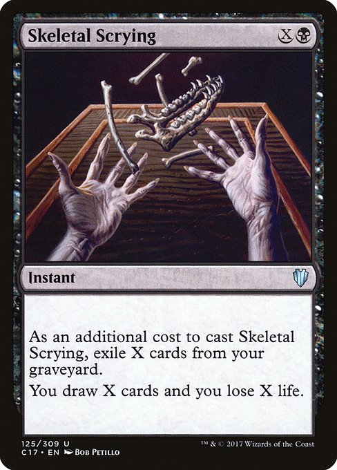 Skeletal Scrying (125) - Commander 2017