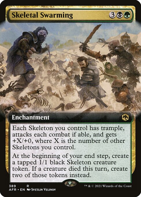 Skeletal Swarming (389) - EXTENDED ART - Adventures in the Forgotten Realms