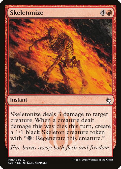 Skeletonize (149) (Foil) - Masters 25