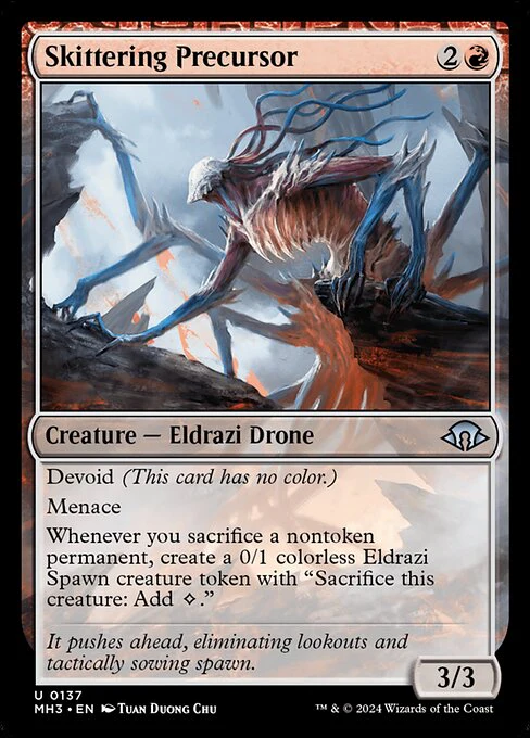 Skittering Precursor (137) (Foil) - Modern Horizons 3