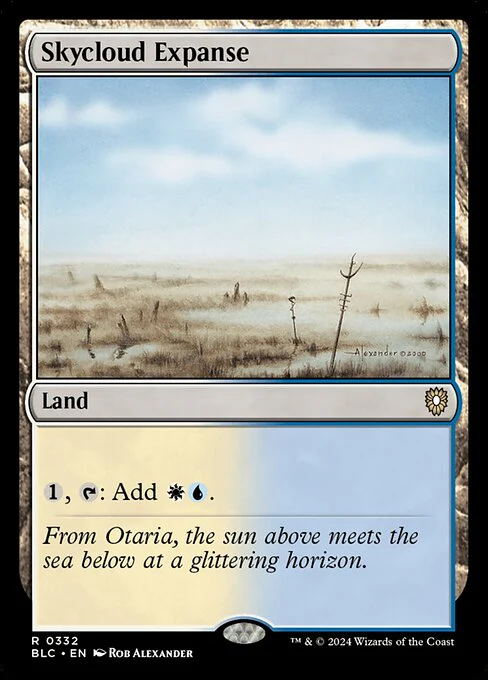 Skycloud Expanse (332) - Bloomburrow Commander