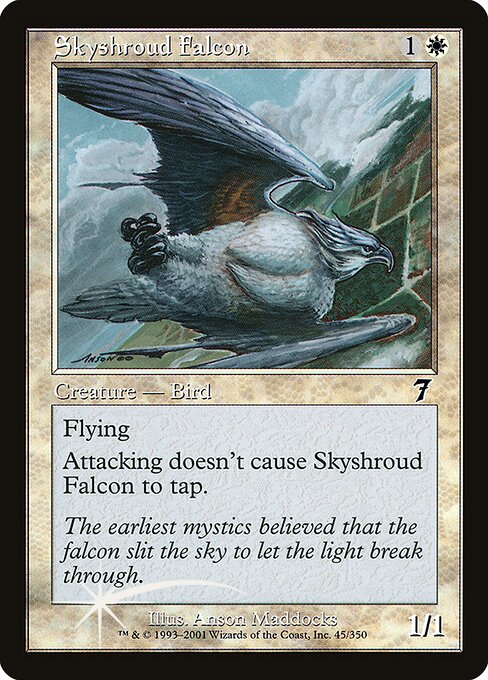 Skyshroud Falcon (45★) - Seventh Edition