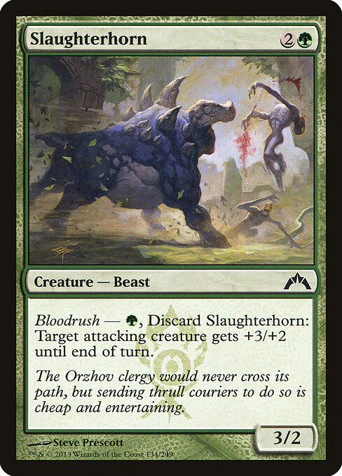 Slaughterhorn (134) (Foil) - Gatecrash