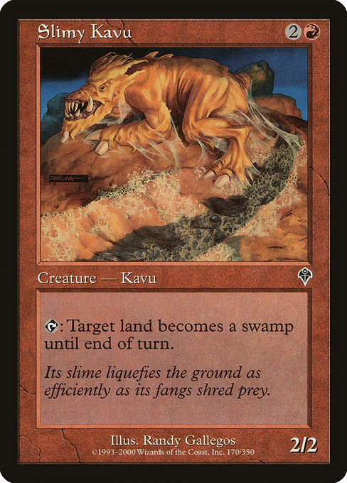 Slimy Kavu (170) (Foil) - Invasion