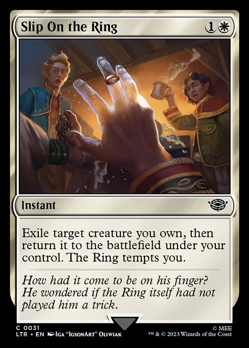 Slip On the Ring (31) (Foil) - The Lord of the Rings: Tales of Middle-earth